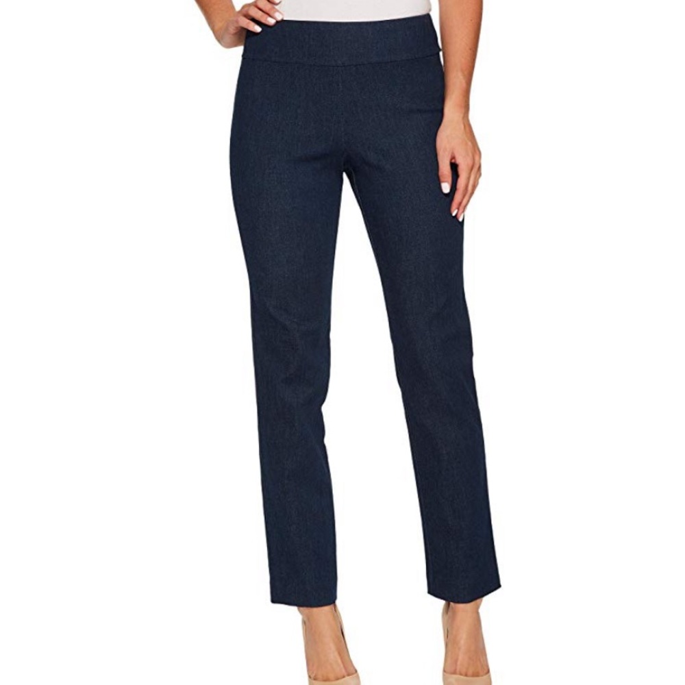 NWT Krazy Larry Pull on Pant Blue Denim